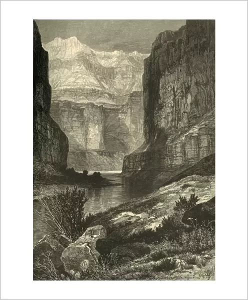 Marble Canyon, 1874. Creator: W. J. Linton