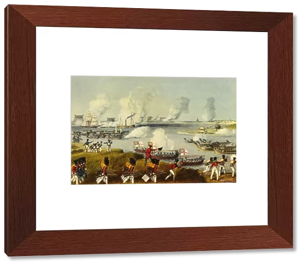 Combined Naval and Military Forces, Burma, 27th March, 1825, (1944). Creators: Thomas Stothard