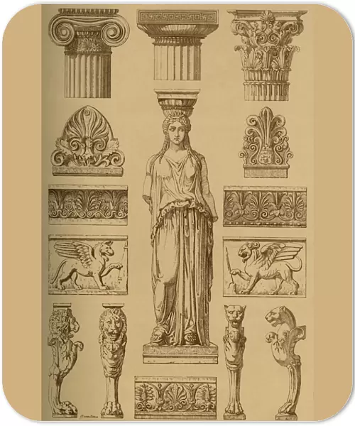 Ancient Greek ornamental architecture and sculpture, (1898). Creator: Unknown
