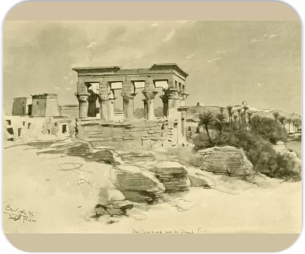 The Temple of Isis and Kiosk of Trajan on the Island of Philae, Egypt, 1898. Creator