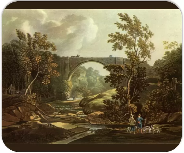 The Tanfield Arch in 1804, (1945). Creator: Joseph Constantine Stadler