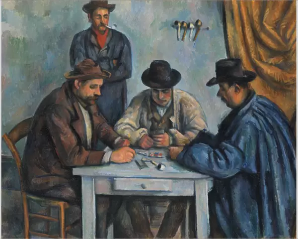 The Card Players, 1890-92. Creator: Paul Cezanne