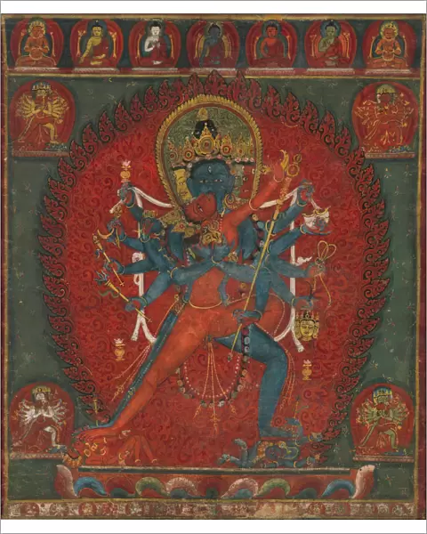 Chakrasamvara and Vajravarahi, 1575-1600. Creator: Unknown