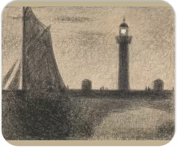 The Lighthouse at Honfleur, 1886. Creator: Georges-Pierre Seurat