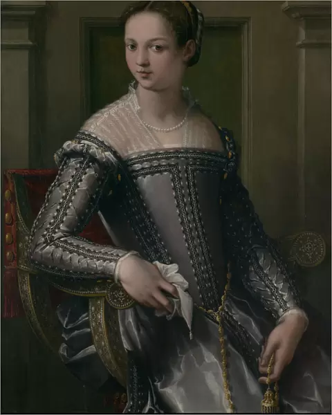 Portrait of a Woman, mid-16th century. Creator: Jacopo Zucchi