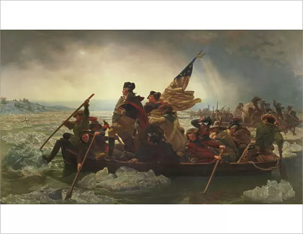 Washington Crossing the Delaware, 1851. Creator: Emanuel Gottlieb Leutze