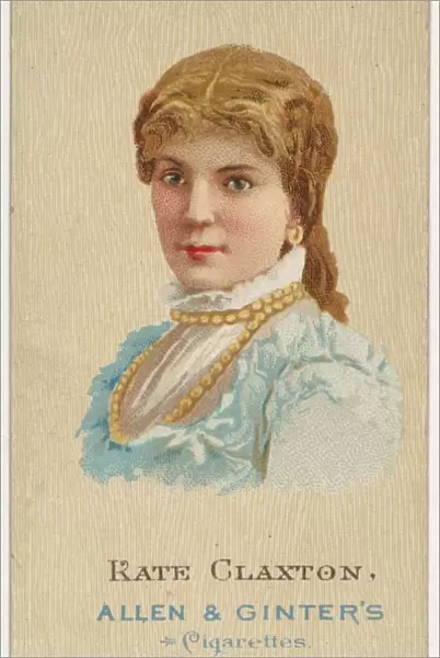 Kate Claxton, from Worlds Beauties, Series 2 (N27) for Allen & Ginter Cigarettes