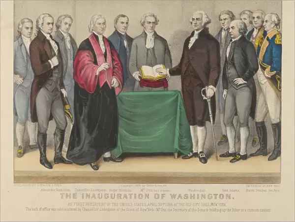The Inauguration of Washington as First President of the United States