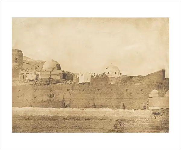 Tombeaux Musulmans a Siout, 1849-50. Creator: Maxime du Camp