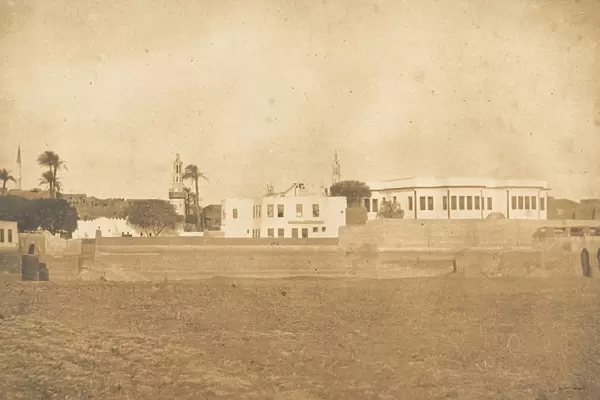 Vue de Syout - Palais du Pacha, 1850. Creator: Maxime du Camp