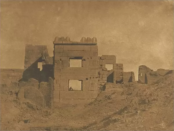 Pavillon ou Gynecee de Rhamses-Meiamoun, a Medinet-habou, 1849-50