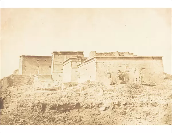 Ensemble du Temple d Isis a Philae - Vue prise au Nord, April 1850
