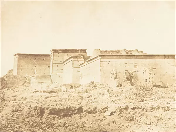 Ensemble du Temple d Isis a Philae - Vue prise au Nord, April 1850