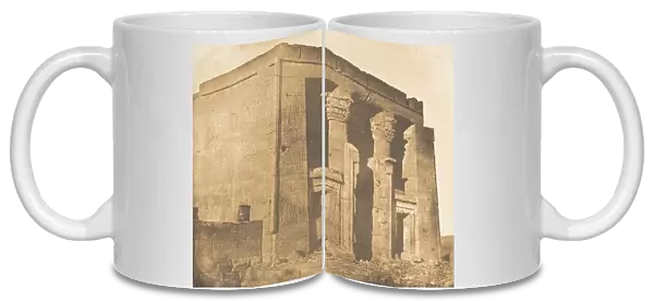 Vue de la facade du pronaos du Temple de Dakkeh (Pselcis), April 5, 1850