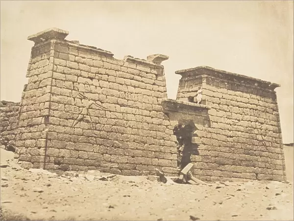 Pylones du Temple de Sebona, April 3, 1850. Creator: Maxime du Camp