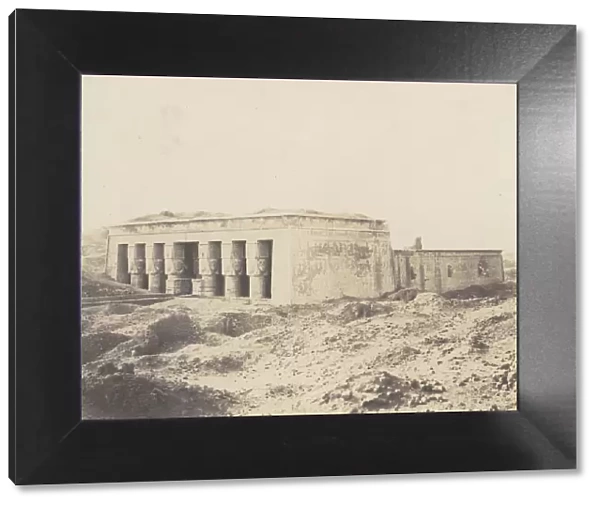 Denderah (Tentyris), Temple d Athor - Vue Generale, 1851-52