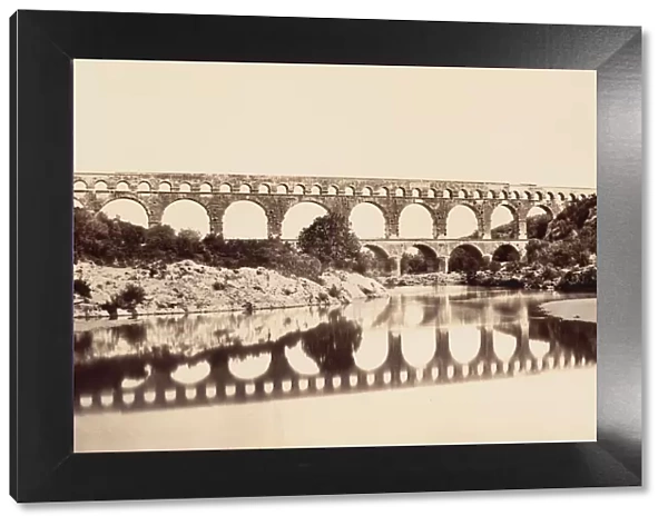 Pont du Gard, ca. 1861. Creator: Edouard Baldus