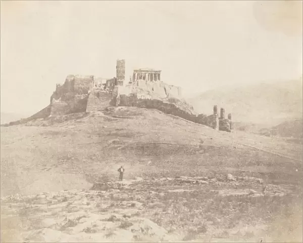 Pnyx and Acropolis, ca. 1848. Creator: George Wilson Bridges