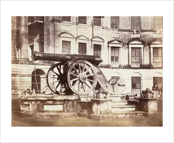 [Great Sikh Gun taken at Ferozshah on the Night of December 21, 1845, Government House