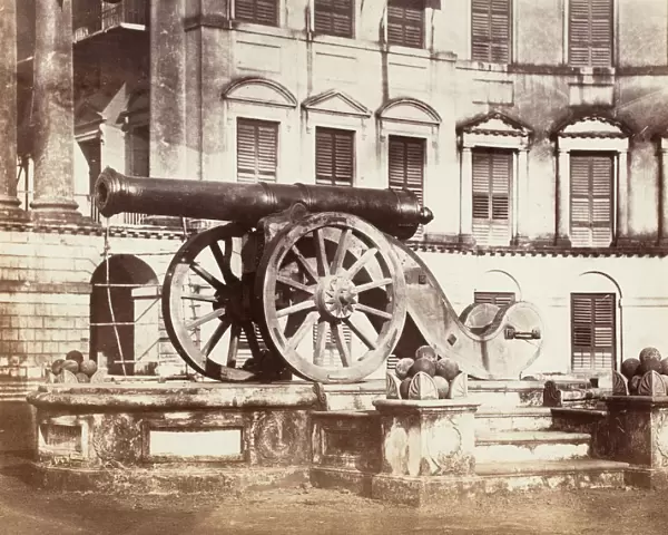 [Great Sikh Gun taken at Ferozshah on the Night of December 21, 1845, Government House