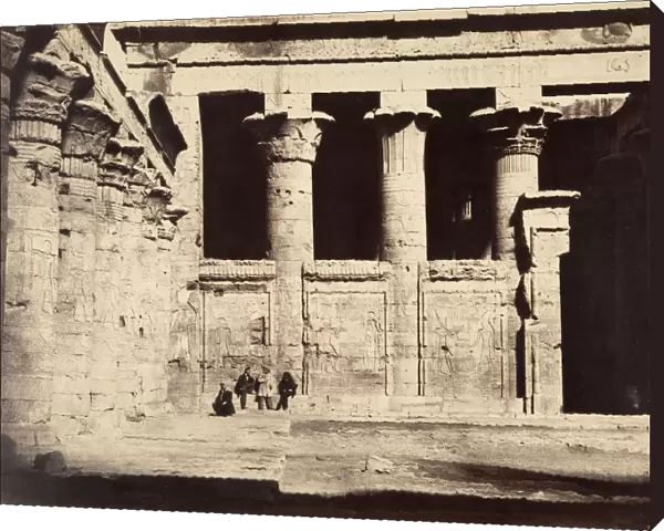 Temple of Edfu, 1867. Creator: Gustave Le Gray