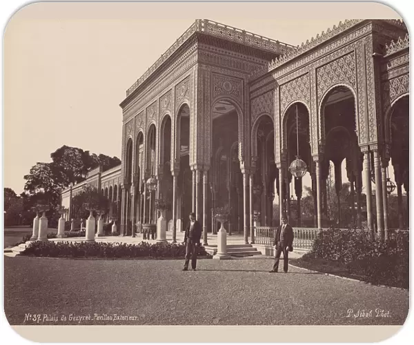 Palais de Gezyret, Pavillon Exterieur, 1870s. Creator: Pascal Sebah