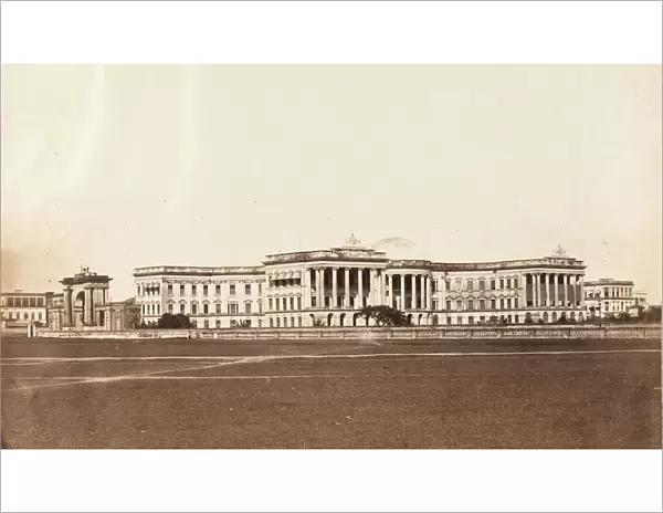 South West View of Government House, Calcutta, 1858-61. Creator: Unknown