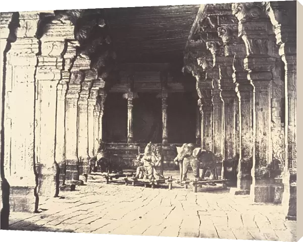 Outer Prakarum on the North Side of the Temple of the God Sundareshwara