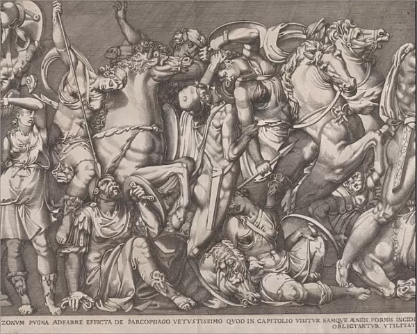 Speculum Romanae Magnificentiae: Battle of the Amazons, 1559. 1559