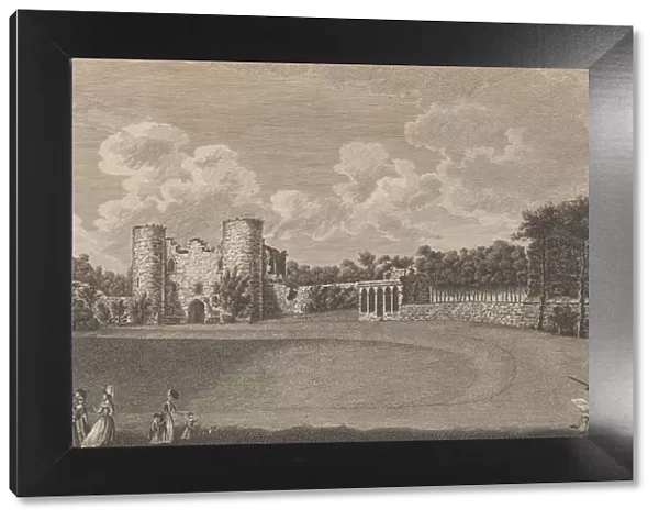 Tunbridge Castle in the County of Kent, from Edward Hasted s, The History and... 1777-90