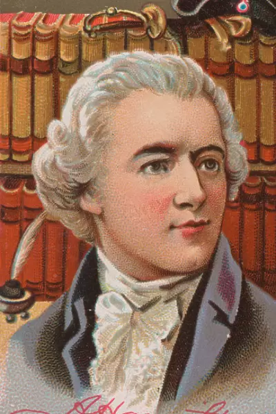Alexander Hamilton, from the series Great Americans (N76) for Duke brand cigarettes, 1888