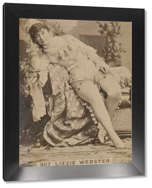 Card Number 367, Lizzie Webster, from the Actors and Actresses series (N145-5) issued by