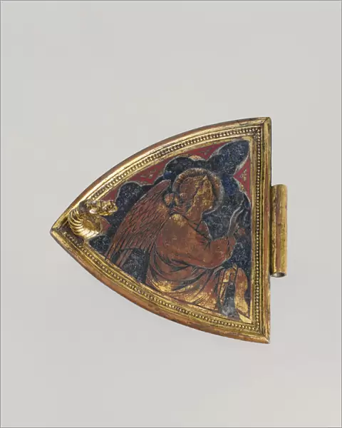 Angel from the Lid of an Incense Boat, Italian, ca. 1325-50. Creator: Unknown