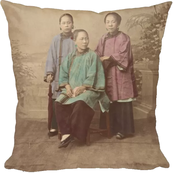 Filles de Shanghai, 1870s. Creator: Baron Raimund von Stillfried