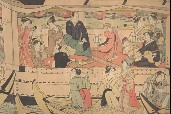 Sumida River Holiday, 1788-90. Creator: Torii Kiyonaga