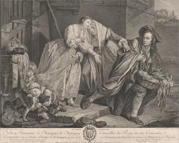 Le Geste Napolitain, 1763. Creator: Pierre Etienne Moitte