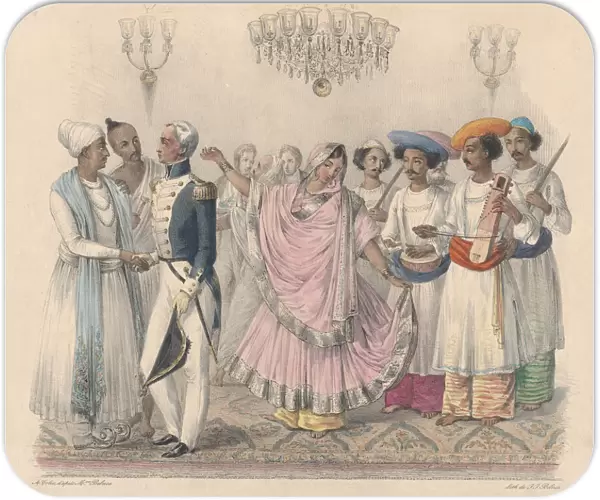 Une Nautch; from Twenty four Plates Illustrative of Hindoo and European Manners in Bengal