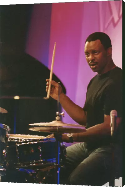 Herlin Riley, Nairn International Jazz Fesival, Scotland, 2004. Creator: Brian Foskett