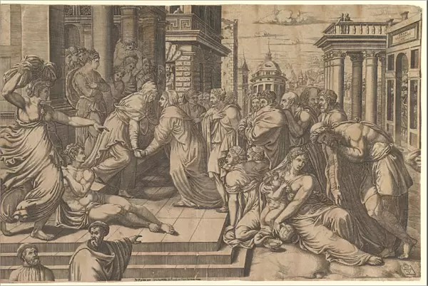 The Visitation, 1540-50. Creator: Giorgio Ghisi