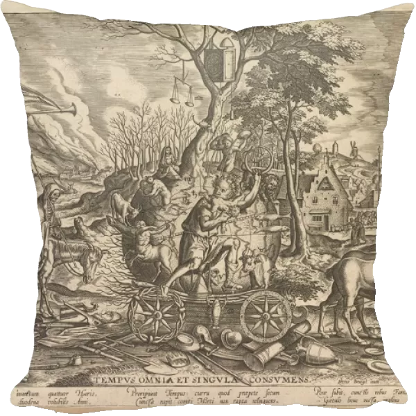 The Triumph of Time, 1574. Creator: Philip Galle