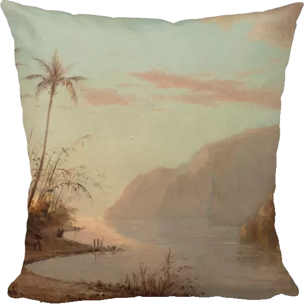 A Creek in St. Thomas (Virgin Islands), 1856. Creator: Camille Pissarro
