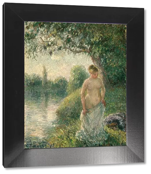 The Bather, 1895. Creator: Camille Pissarro