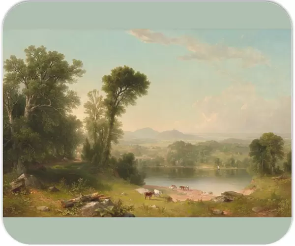 Pastoral Landscape, 1861. Creator: Asher Brown Durand
