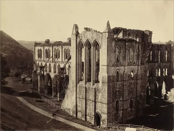 Rievaulx Abbey, the North Transept, 1854. Creator: Roger Fenton