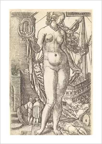 Luna, 1533. Creator: Heinrich Aldegrever