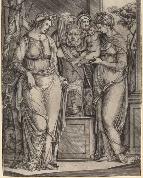 Large Sacrifice to Priapus, c. 1499  /  1501. Creator: Jacopo de Barbari