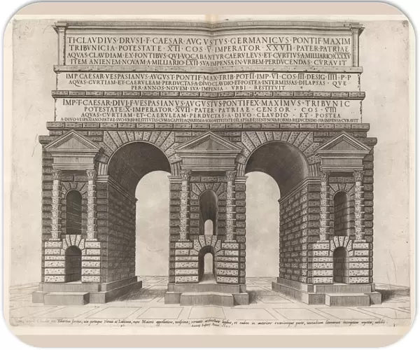 Arch of the Claudian Aqueduct, 1549. Creator: Unknown