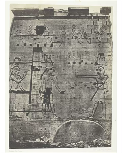 Grand Temple d Isis aPhiloe, Second Pylone;Nubie, 1849  /  51, printed 1852