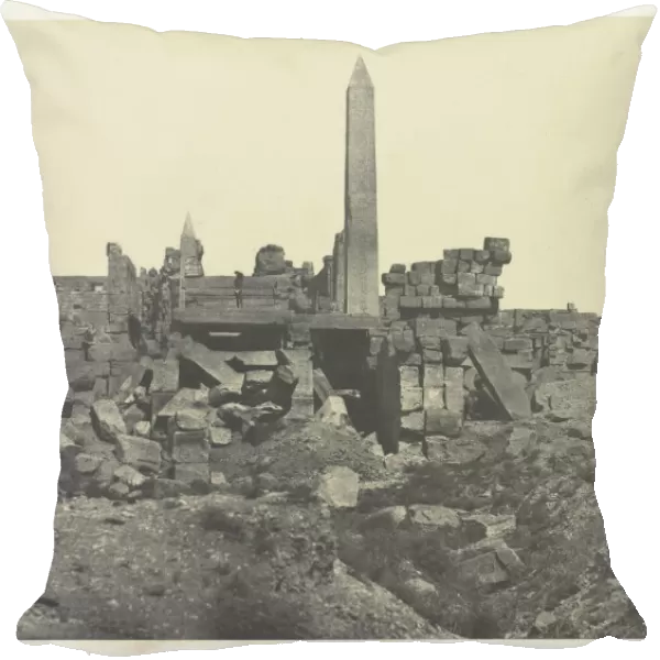 Palais de Karnak, Sanctuaire de Granit et Salle Hypostyle;Thebes, 1849  /  51