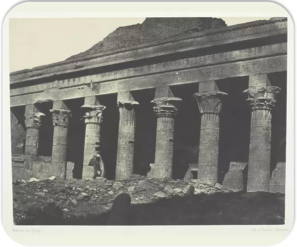 Grand Temple d Isis aPhiloe, Galerie Orientale;Nubie, 1849  /  51, printed 1852